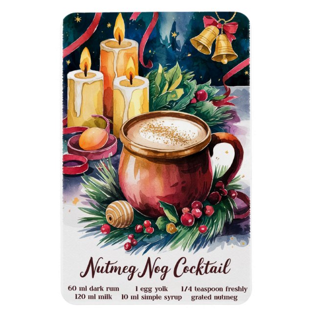 Íman Nutmeg Nog Cocktail (Vertical)