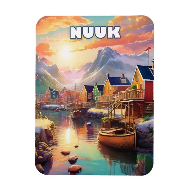 Íman Nuuk, pearl of the Arctic (Vertical)