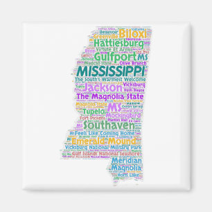 Íman Nuvem da palavra de Mississippi