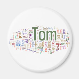 Íman Nuvem da palavra de Tom Sawyer