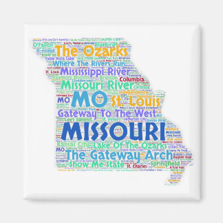 Íman Nuvem de Palavras do Missouri