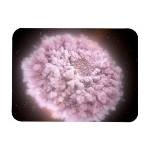 Íman Nuvem De Resíduos De Duas Estrelas De Neutron