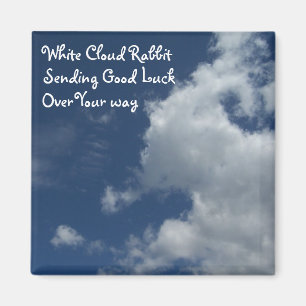 Íman Nuvem do coelho da boa sorte