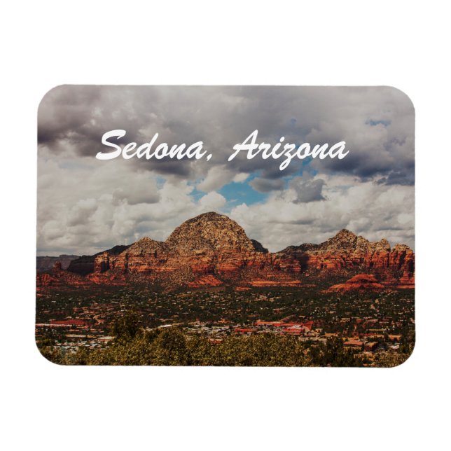Íman Nuvens à medida que vão para Sedona (Horizontal)