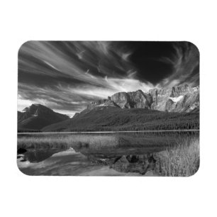 Íman Nuvens Cirrus sobre o Lago Waterfowl, Banff