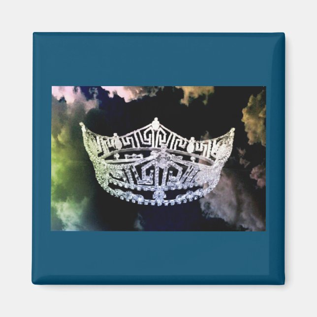 Íman Nuvens Coloridas de Magnatas, estilo Miss América (Frente)