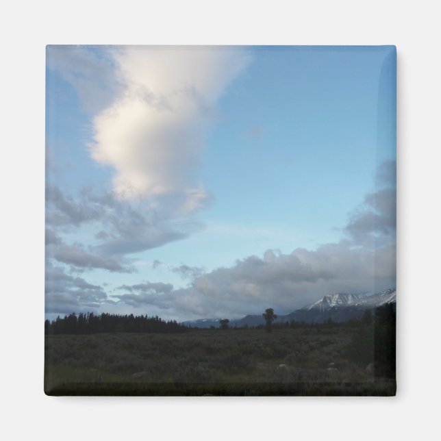 Íman Nuvens da Manhã no Parque Nacional Grand Teton (Frente)