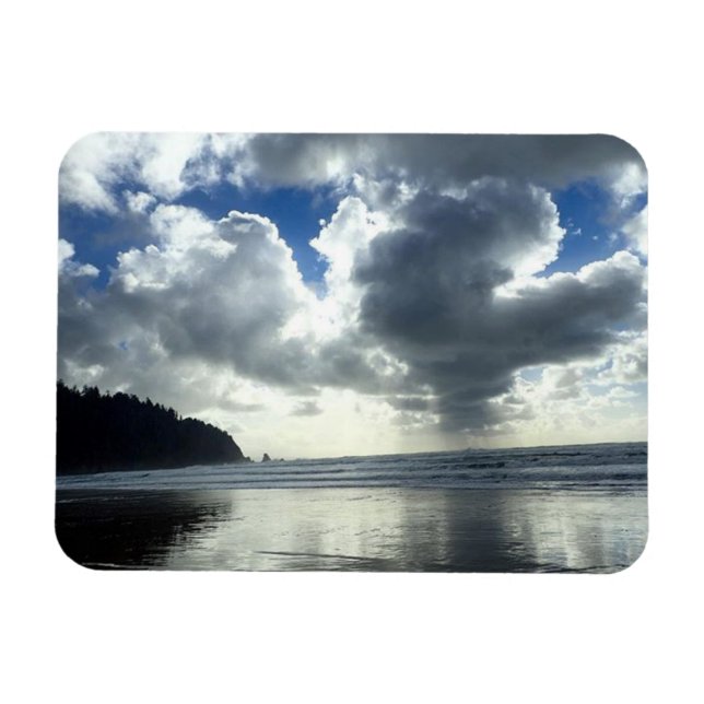 Íman Nuvens de Tempestade, Oswald West State Beach, OR (Horizontal)
