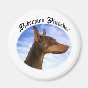 Íman Nuvens Doberman Pinscher - Magnet