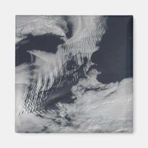 Íman Nuvens em forma de onda naval no sul da Índia