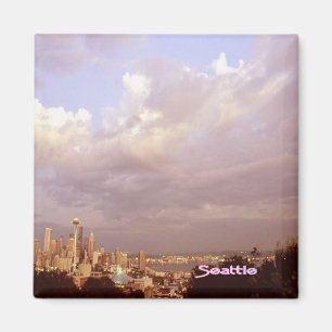 Íman Nuvens sobre o ímã bonito de Seattle