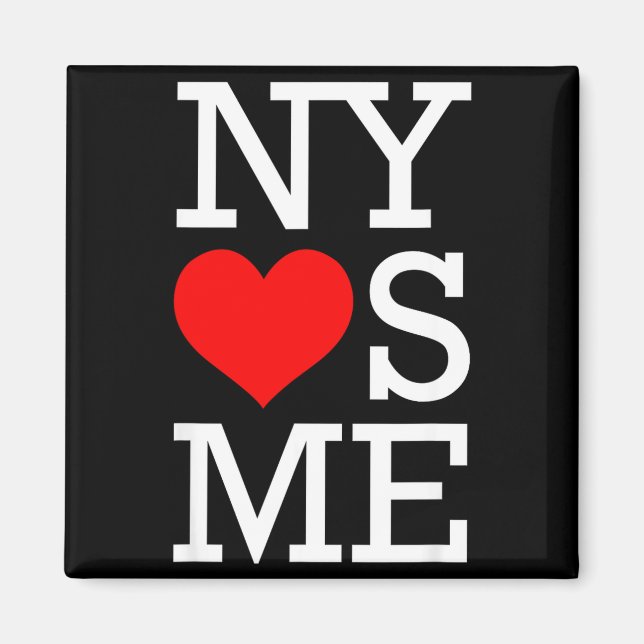 Íman Ny Loves Me Funny I Heart New York  (Frente)
