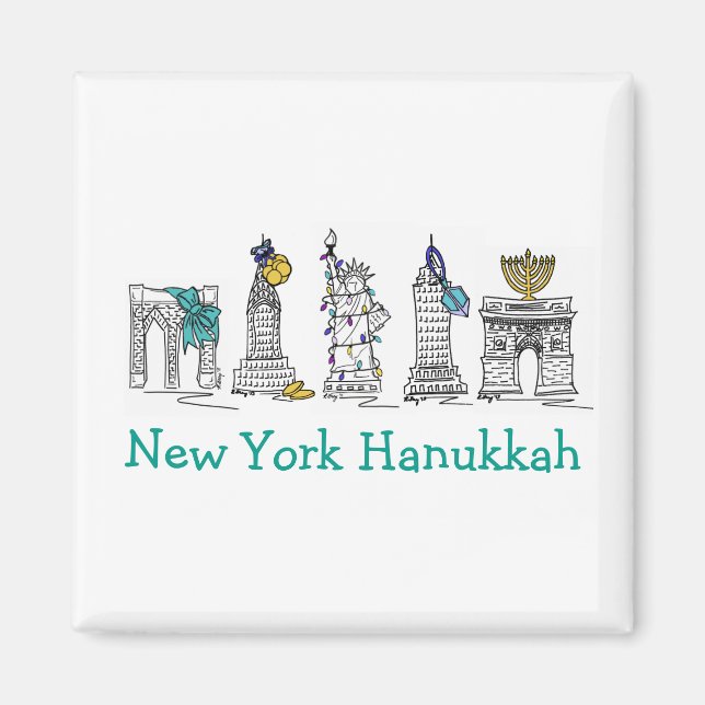 Íman NYC Chanukah, Feriados Judaicos em Nova Iorque Han (Frente)