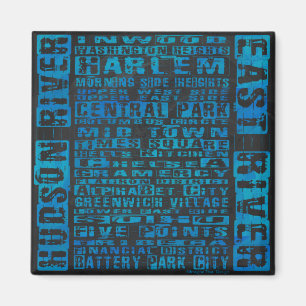 Íman NYC Neighborods Blue