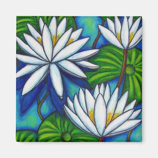 Íman Nympahaea Blue Magnet (Frente)