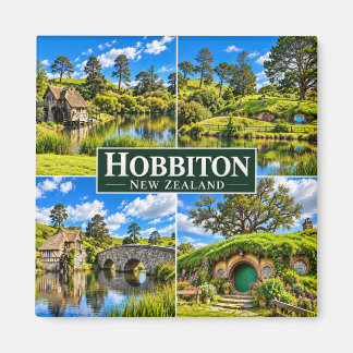 Íman NZ0022 Oceânia, Nova Zelândia, Hobbiton, geladeira