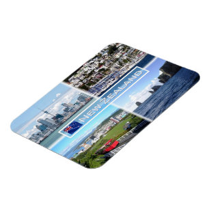 Íman NZ Auckland Skyline - Wellington panorama -