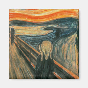 Íman O Abstrato de Arte Moderna do Gritar Munch
