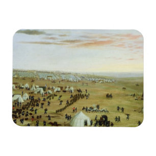 Íman O acampamento de Uruguaiana, Rio Grande, Brasil,