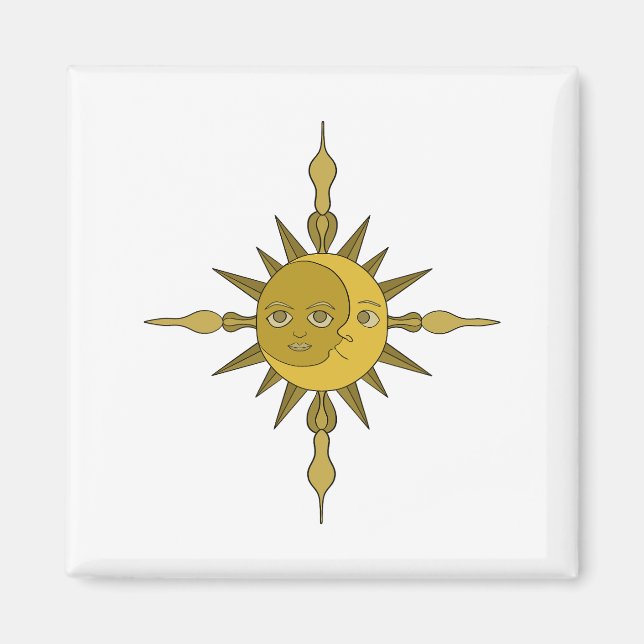 Íman O Adorno do Sol e da Lua (Frente)