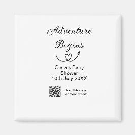 Íman O Adventure inicia a verificação do chá de fraldas