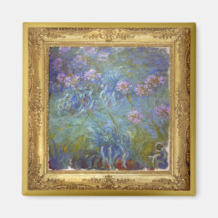 Íman O Agapanthus de Monet floresce o ímã da obra-pri