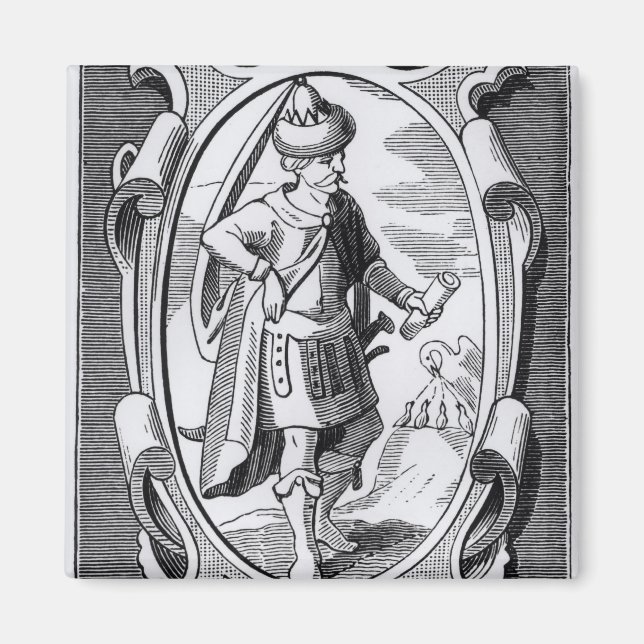 Íman O alquimista Geber (Frente)