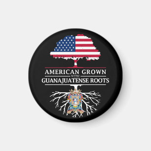 Íman O americano crescido com Guanajuatense enraíza  