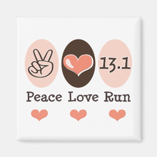 Íman O amor da paz funciona o meio ímã da maratona 13