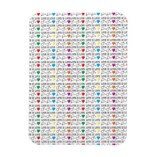 Íman O AMOR é a citação de igualdade do AMOR nas cores