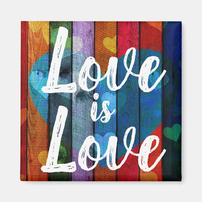 Íman "O amor é o amor" (Frente)