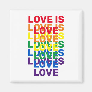 Íman O amor é o amor do arco-íris, padrão moderno de ti