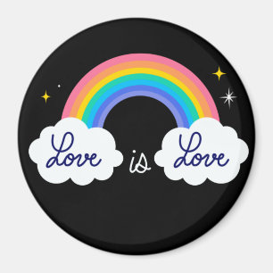 Íman O amor é o amor. LGBT+orgulho. Arco