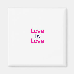 Íman O amor é o gay do orgulho cor-de-rosa e roxo LGBTQ