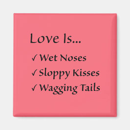 Íman O Amor é Quadrado Ímã