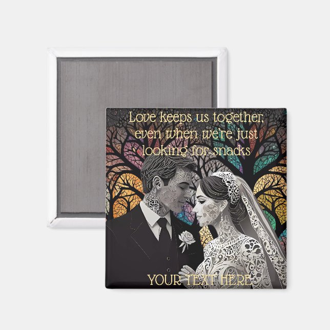 Íman O amor está na geladeira (Front/Back)
