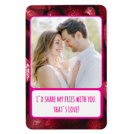 Íman O Amor Glitor Compartilha Minhas Fries Flexível