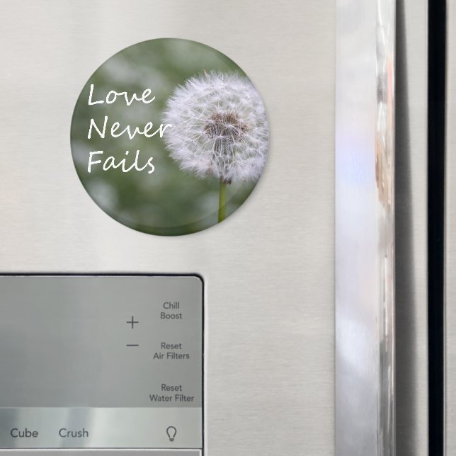 Íman O Amor Nunca Falha Dandelion1 Coríntios 13 (In Situ (Fridge))