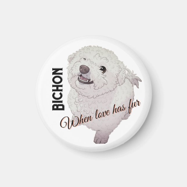 Íman O amor tem pelo Bichon  (Frente)