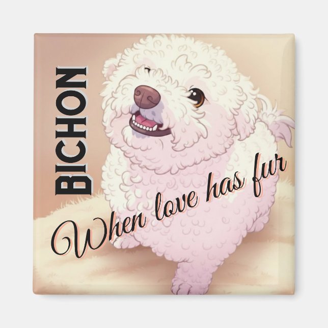 Íman O amor tem pelo Bichon  (Frente)