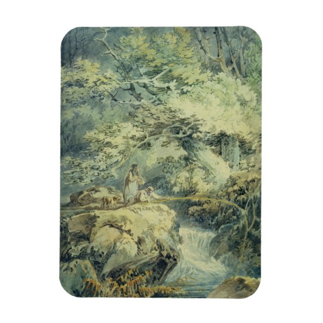 Íman O Angler, 1794 (c/c sobre grafite no papel) (Vertical)