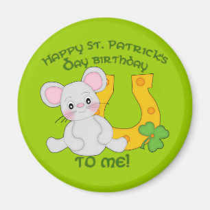 Íman O aniversário de St Patrick feliz a mim!