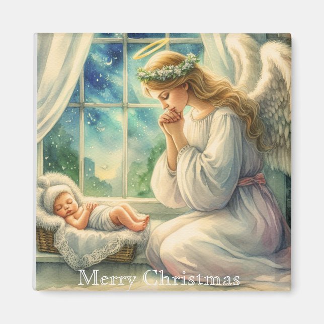 Íman O anjo da guarda rezou pelo berço do bebê (Frente)