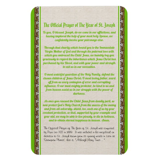 Íman O Ano da Rua Joseph (M 036) - Oração 1 (Vertical)