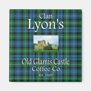 Íman O Antigo Castelo Glamis Coffee Co. Magnet de Clan 