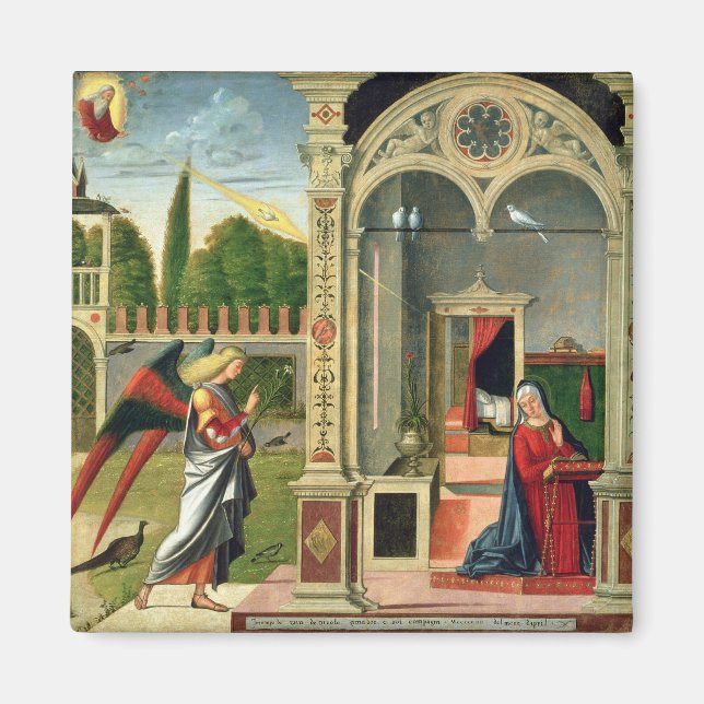 Íman O anúncio (óleo no painel) 2 (Frente)