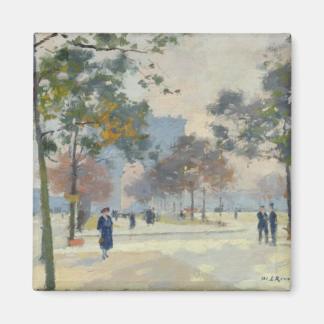 Íman O Arco de Triomphe no outono, Paris (Frente)