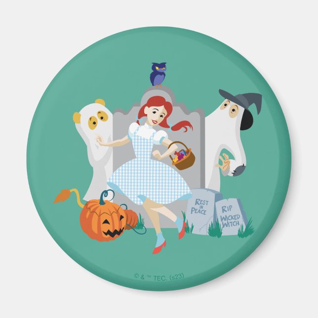 Íman O Assistente De Oz™ | Dorothy Halloween Happy Danc (Frente)
