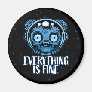 Íman O Astronauta Zombie Está Bem