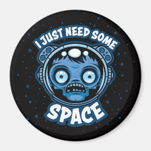 Íman O Astronauta Zombie Precisa De Algum Espaço
